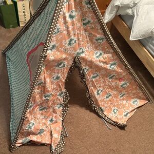 Matilda Jane Floral Play Tent - Peach and Teal